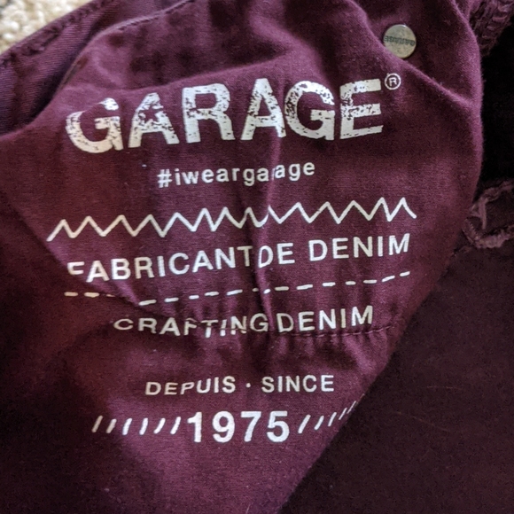 Garage burgundy jeans 13 - Picture 4 of 5